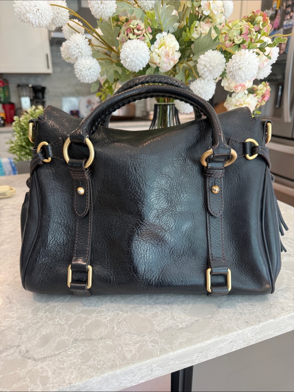 Dooney and Bourke Florentine satchel - Picture 2 of 7